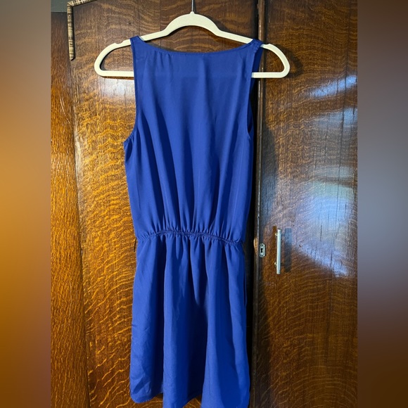 Express Minidress with Ruffled Bib - Picture 2 of 8